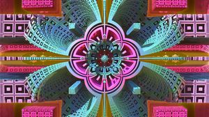 Preview wallpaper shapes, flower, volume, abstraction