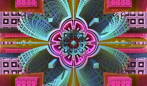 Preview wallpaper shapes, flower, volume, abstraction
