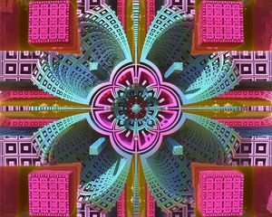 Preview wallpaper shapes, flower, volume, abstraction
