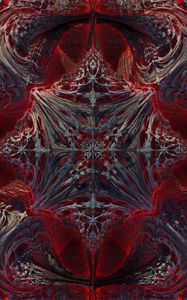 Preview wallpaper shapes, fractal, abstraction, red