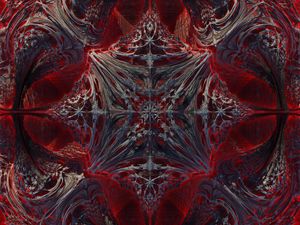 Preview wallpaper shapes, fractal, abstraction, red