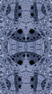 Preview wallpaper shapes, fractal, abstraction, blue