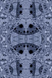 Preview wallpaper shapes, fractal, abstraction, blue