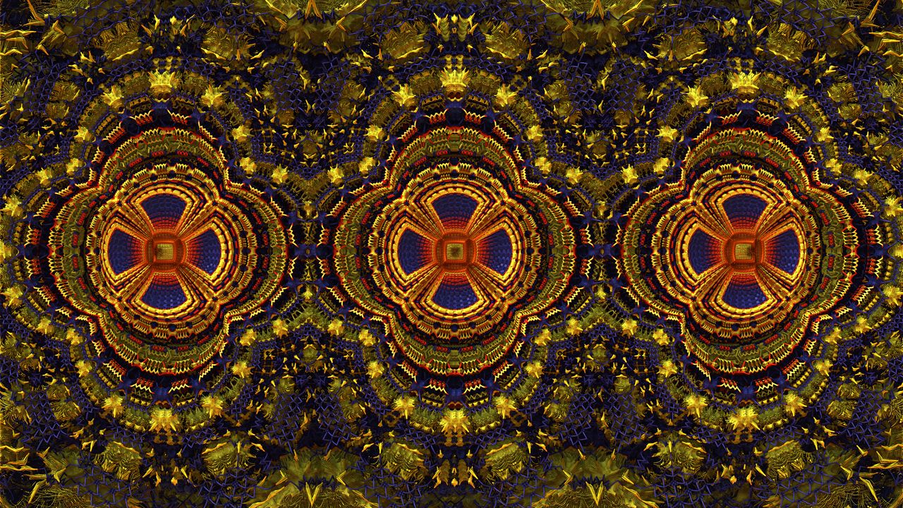 Wallpaper shapes, fractal, abstraction, background