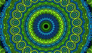 Preview wallpaper shapes, fractal, blue, yellow