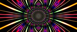 Preview wallpaper shapes, fractal, rays, bright, background