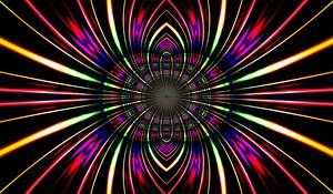 Preview wallpaper shapes, fractal, rays, bright, background