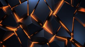 Preview wallpaper shapes, fragments, edges, backlight, dark, abstraction