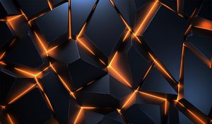 Preview wallpaper shapes, fragments, edges, backlight, dark, abstraction