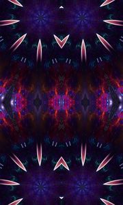 Preview wallpaper shapes, glow, abstraction, kaleidoscope