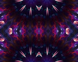 Preview wallpaper shapes, glow, abstraction, kaleidoscope