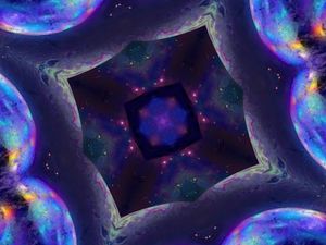 Preview wallpaper shapes, glow, dots, abstraction