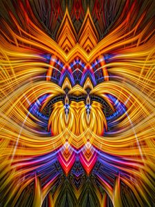 Preview wallpaper shapes, glow, lines, background, bright