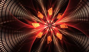 Preview wallpaper shapes, glow, rays, background