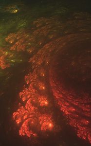 Preview wallpaper shapes, glow, spiral, abstract