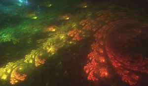 Preview wallpaper shapes, glow, spiral, abstract