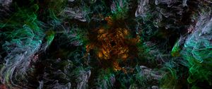 Preview wallpaper shapes, glow, waves, abstract
