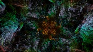 Preview wallpaper shapes, glow, waves, abstract
