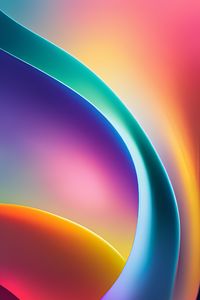 Preview wallpaper shapes, gradient, curves, background, colorful