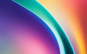 Preview wallpaper shapes, gradient, curves, background, colorful