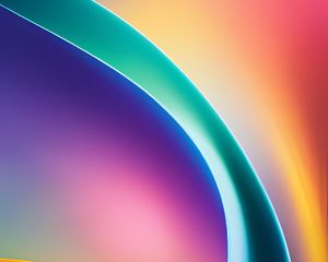 Preview wallpaper shapes, gradient, curves, background, colorful