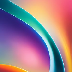 Preview wallpaper shapes, gradient, curves, background, colorful