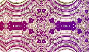 Preview wallpaper shapes, kaleidoscope, abstraction, pattern, purple, white