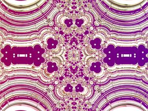 Preview wallpaper shapes, kaleidoscope, abstraction, pattern, purple, white