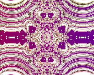 Preview wallpaper shapes, kaleidoscope, abstraction, pattern, purple, white