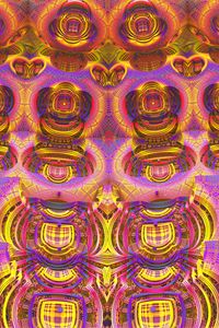 Preview wallpaper shapes, kaleidoscope, abstraction, glow, bright