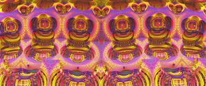Preview wallpaper shapes, kaleidoscope, abstraction, glow, bright