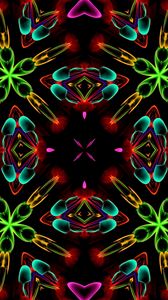 Preview wallpaper shapes, kaleidoscope, abstraction, colorful, background