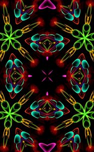 Preview wallpaper shapes, kaleidoscope, abstraction, colorful, background