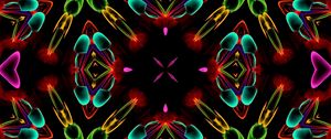 Preview wallpaper shapes, kaleidoscope, abstraction, colorful, background