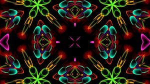 Preview wallpaper shapes, kaleidoscope, abstraction, colorful, background