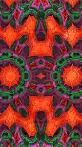 Preview wallpaper shapes, kaleidoscope, abstraction, bright