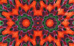 Preview wallpaper shapes, kaleidoscope, abstraction, bright