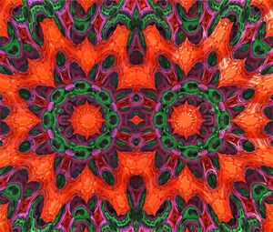 Preview wallpaper shapes, kaleidoscope, abstraction, bright