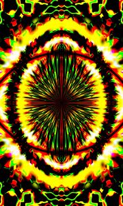 Preview wallpaper shapes, kaleidoscope, abstraction, bright, background