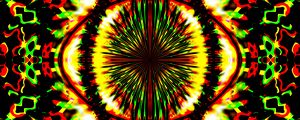 Preview wallpaper shapes, kaleidoscope, abstraction, bright, background