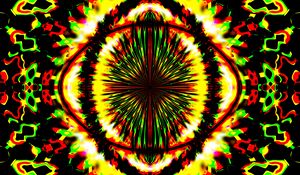 Preview wallpaper shapes, kaleidoscope, abstraction, bright, background