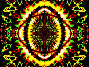 Preview wallpaper shapes, kaleidoscope, abstraction, bright, background