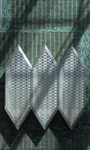 Preview wallpaper shapes, lattices, volume, architecture, decor, facade