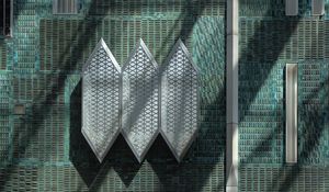 Preview wallpaper shapes, lattices, volume, architecture, decor, facade