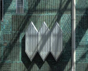 Preview wallpaper shapes, lattices, volume, architecture, decor, facade