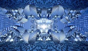 Preview wallpaper shapes, lines, abstraction, pattern, blue