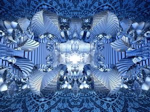Preview wallpaper shapes, lines, abstraction, pattern, blue