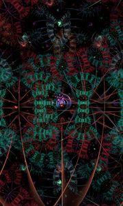 Preview wallpaper shapes, lines, glow, abstraction, red, green
