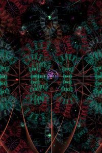 Preview wallpaper shapes, lines, glow, abstraction, red, green