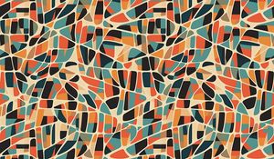 Preview wallpaper shapes, lines, multicolored, mosaic, abstraction